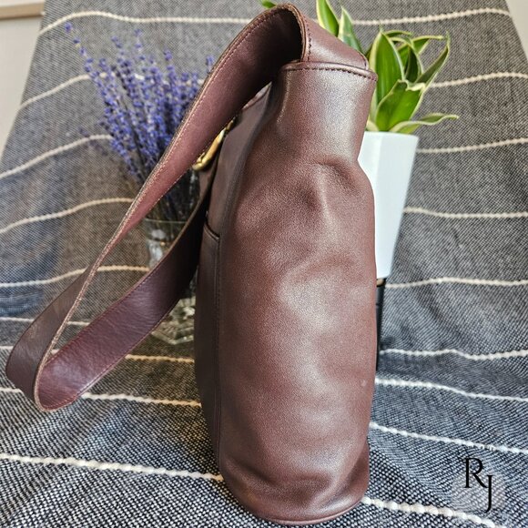 Coach Vintage - Soho Erickson Bucket Bag 4169, Mahogany - United States 1990s - Picture 6 of 16